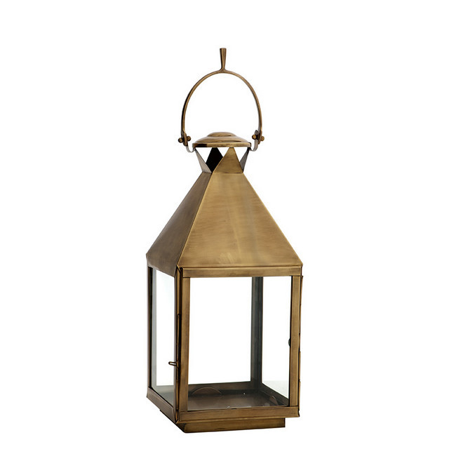 Подсвечник-фонарь золотистый с ручкой Spur S от Eichholtz EICHHOLTZ EICHHOLTZ 060279 Золото  - Вид №1