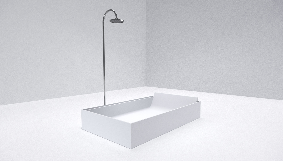 Ванна из искусственного мрамора  Sampan Apaiser 7076