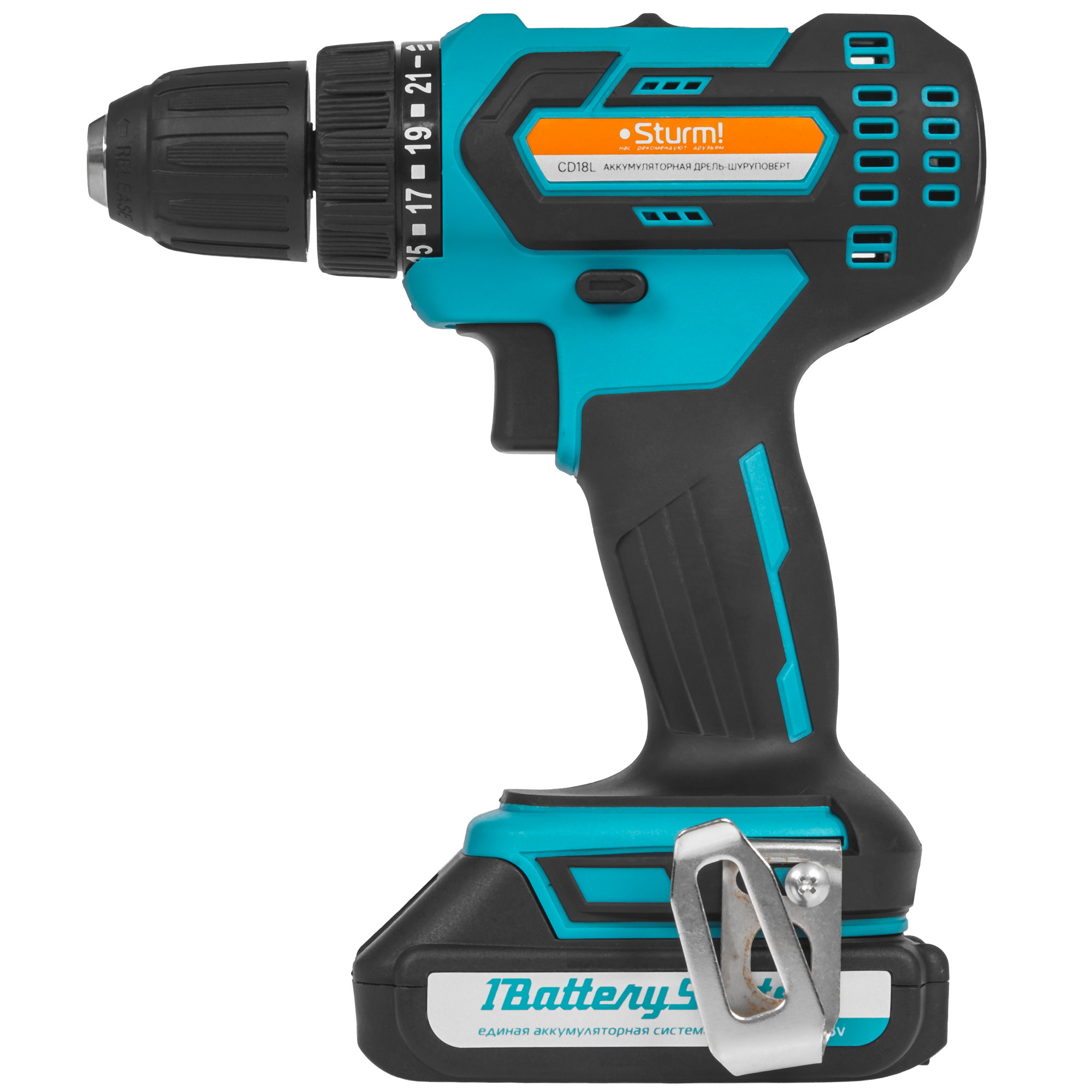 Дрель-шуруповерт Sturm! CD18L 1BatterySystem 18V 9258709 STDN-0145770 - Вид №1