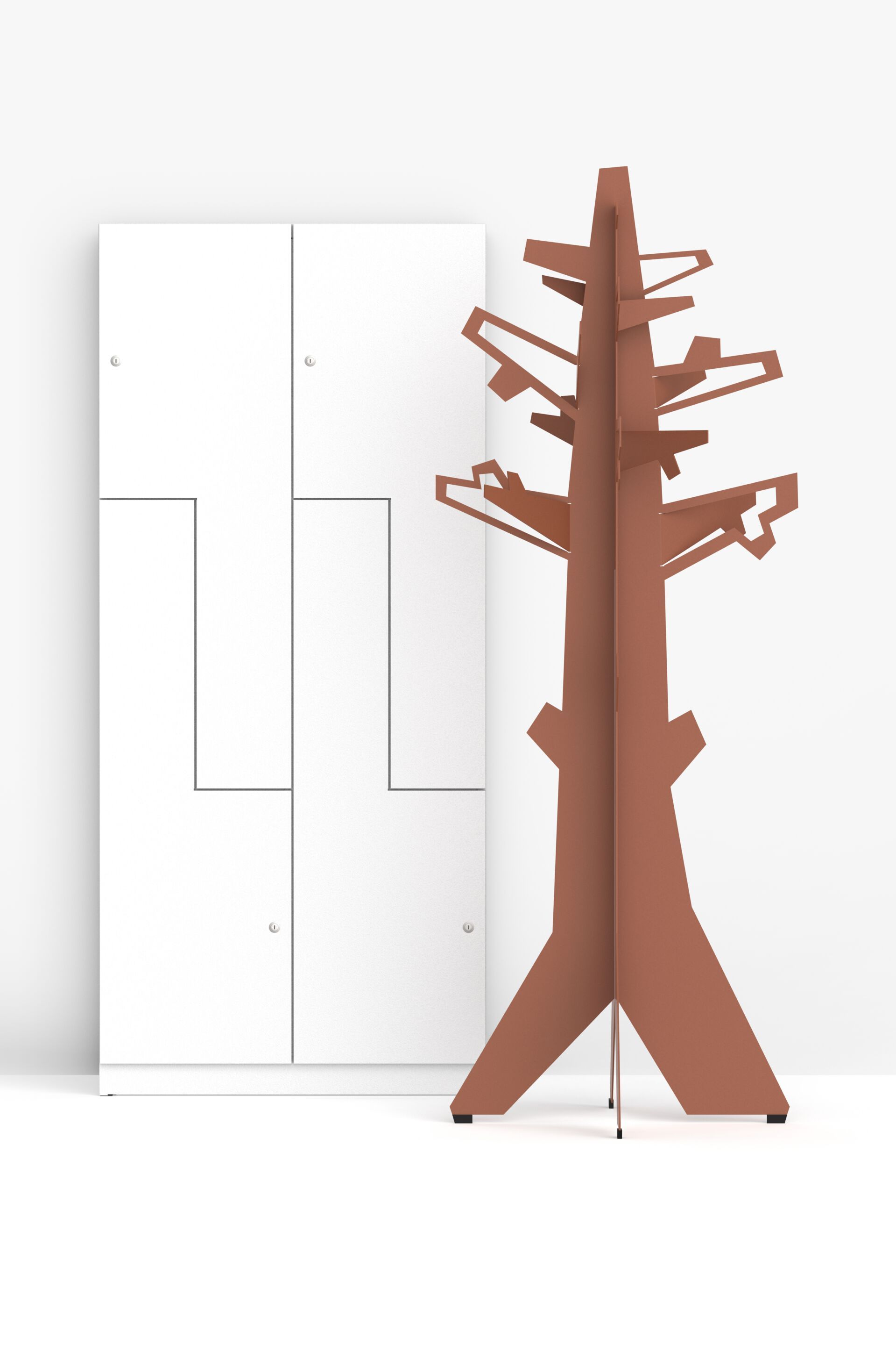 Стальная напольная вешалка с порошковым покрытием FUNCTIONALS FOREST FOR THE TREES ARCH-00114997 - Вид №7