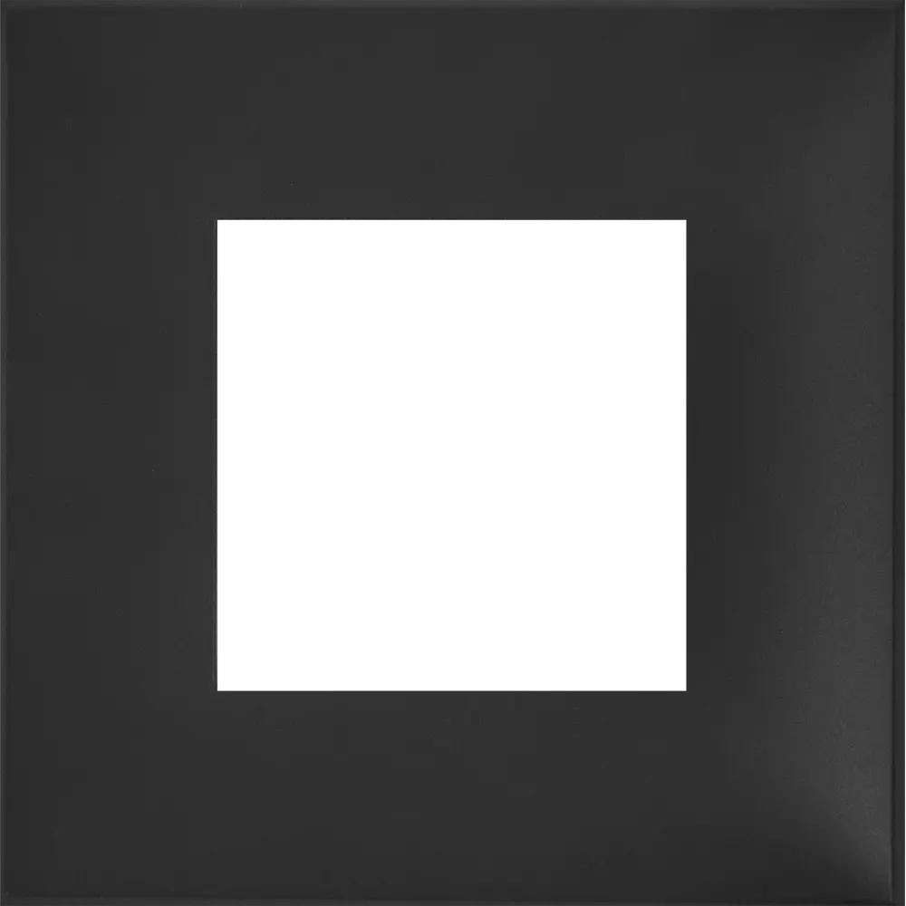 Рамка для розеток и выключателей DKC Avanti 1 пост цвет черный матовый STLM-2047242