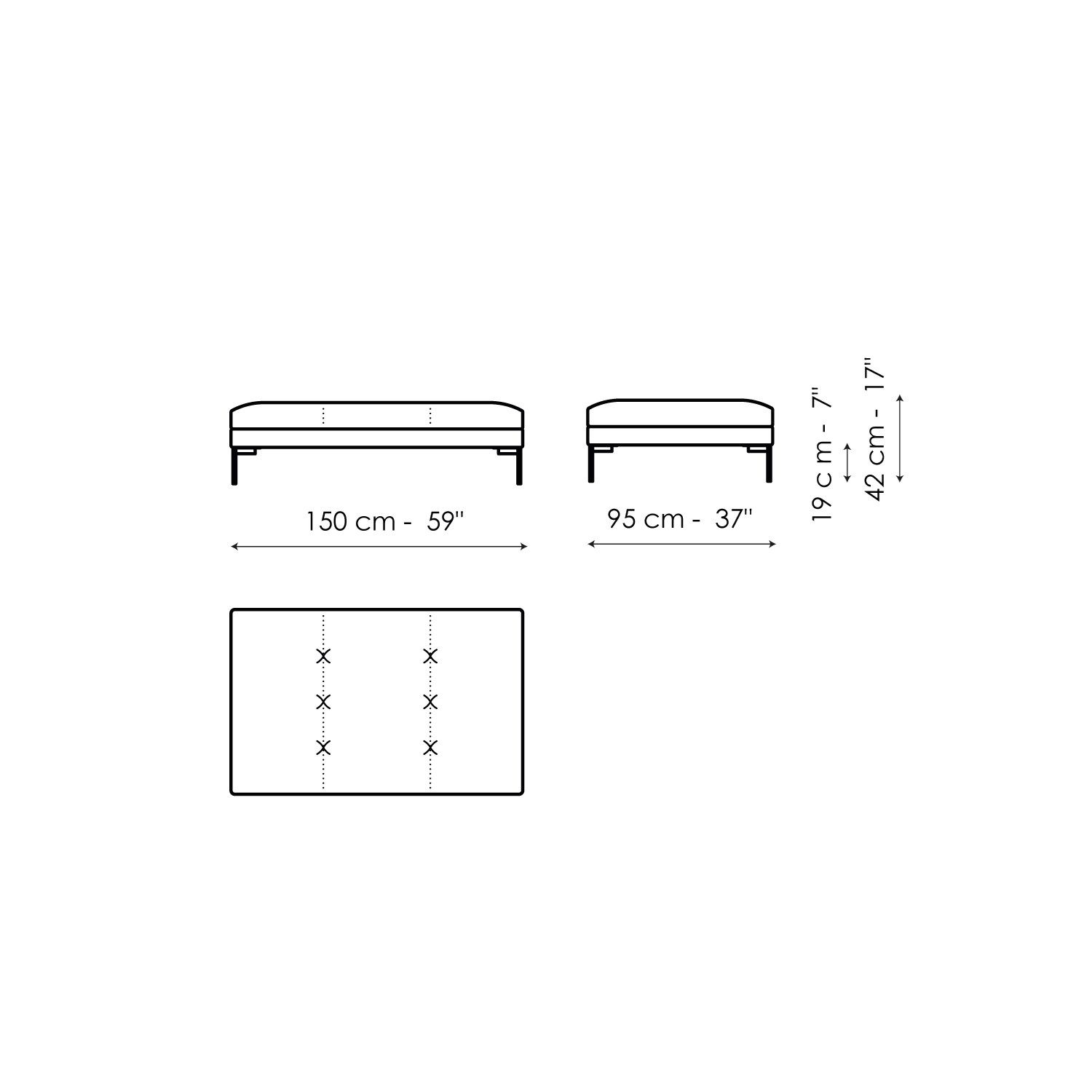 Тканевый диван с полуостровом BONALDO ALIANTE ARCH-00041242 - Вид №22