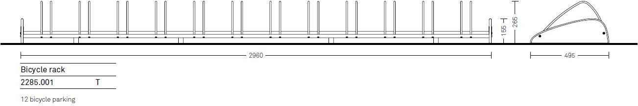 Neri Крепление для велосипедов из чугуна Idesia 2285  - Вид №4