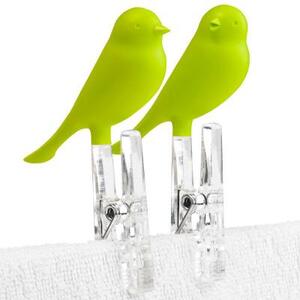 Прищепки Sparrow 4 шт. зеленые