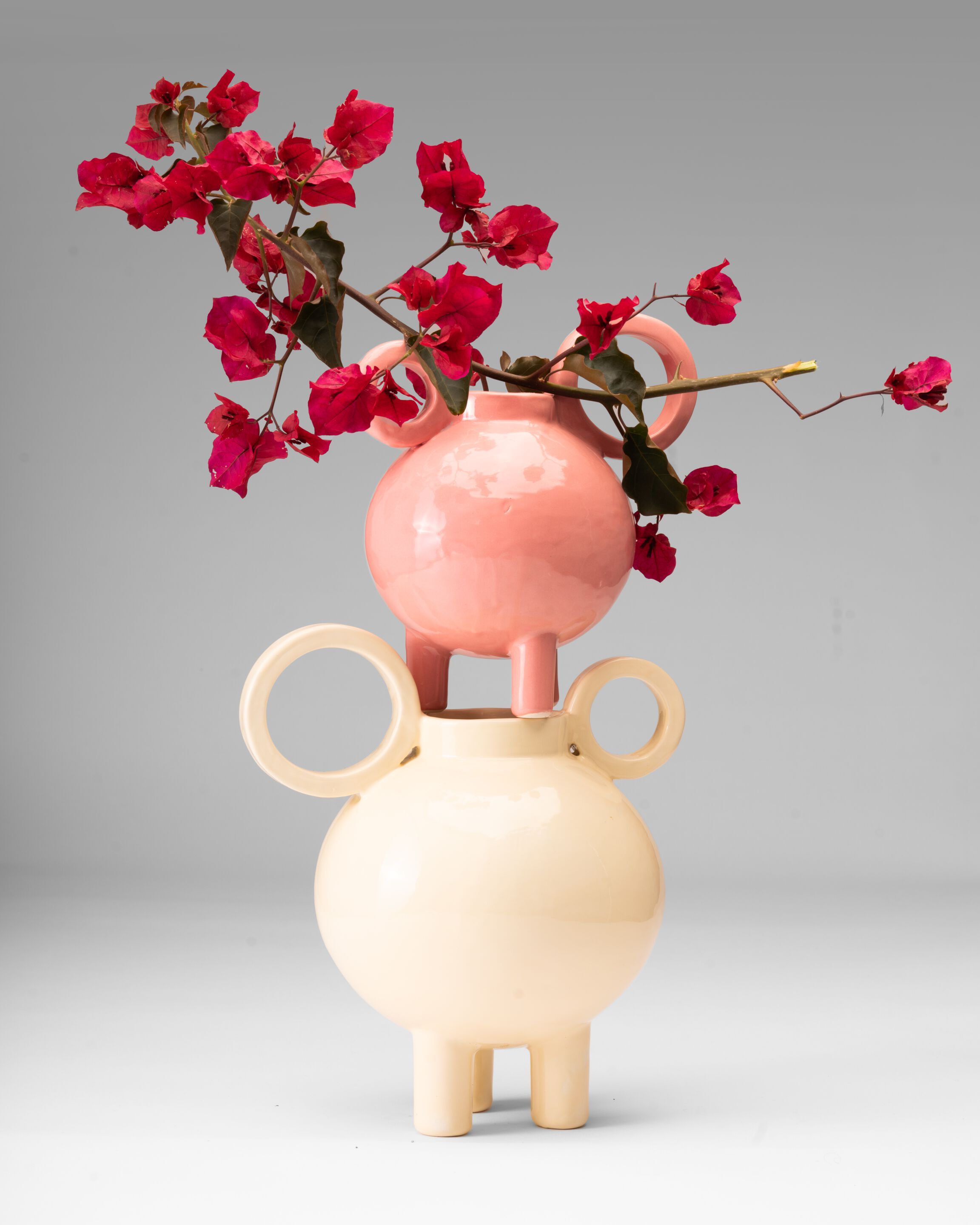 Керамическая ваза ручной работы Paolo Santangelo картезианская ARCH-00082393 - Вид №3