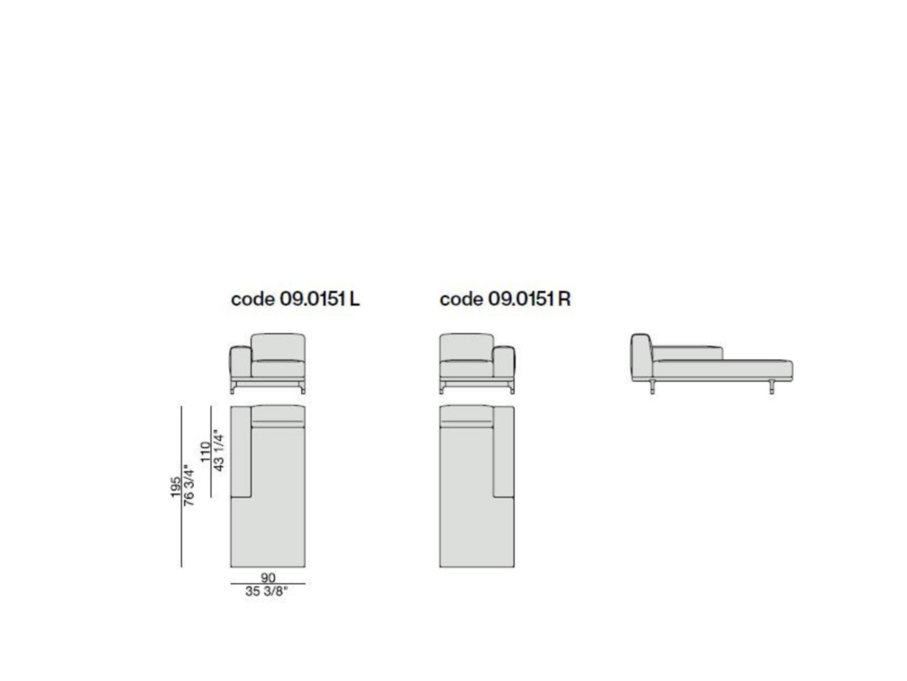Тканевый диван с отсеком для хранения Porada Soul ARCH-00136846 - Вид №37