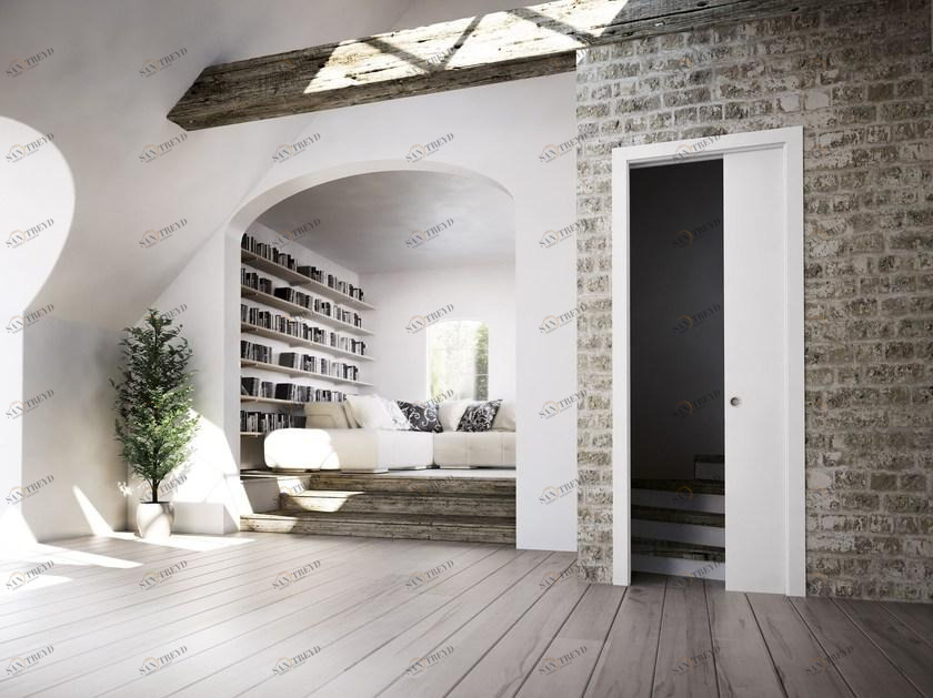 Scrigno Рама стойки для одинарной раздвижной двери Scrigno gold sun-id-1462112