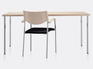 Прямоугольный стол из шпона