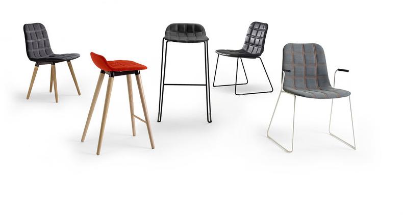 Offecct Высокий табурет, обитый саночной тканью Bop sun-id-1463759 - Вид №4