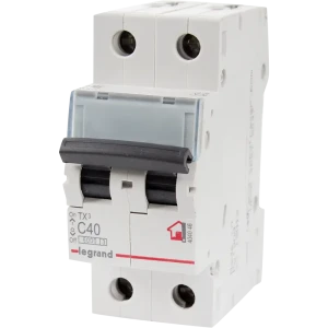 Автоматический выключатель Legrand TX3 2P C40 А 6 кА 12478378 STLM-2184228