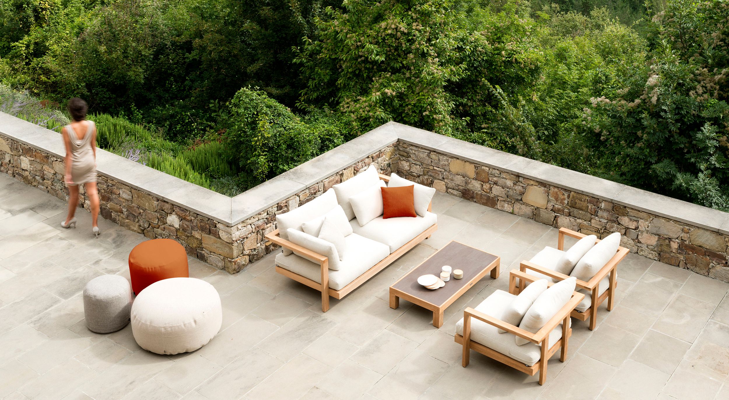 Садовое кресло с подлокотниками TRIBÙ Pure ARCH-00145089 - Вид №2