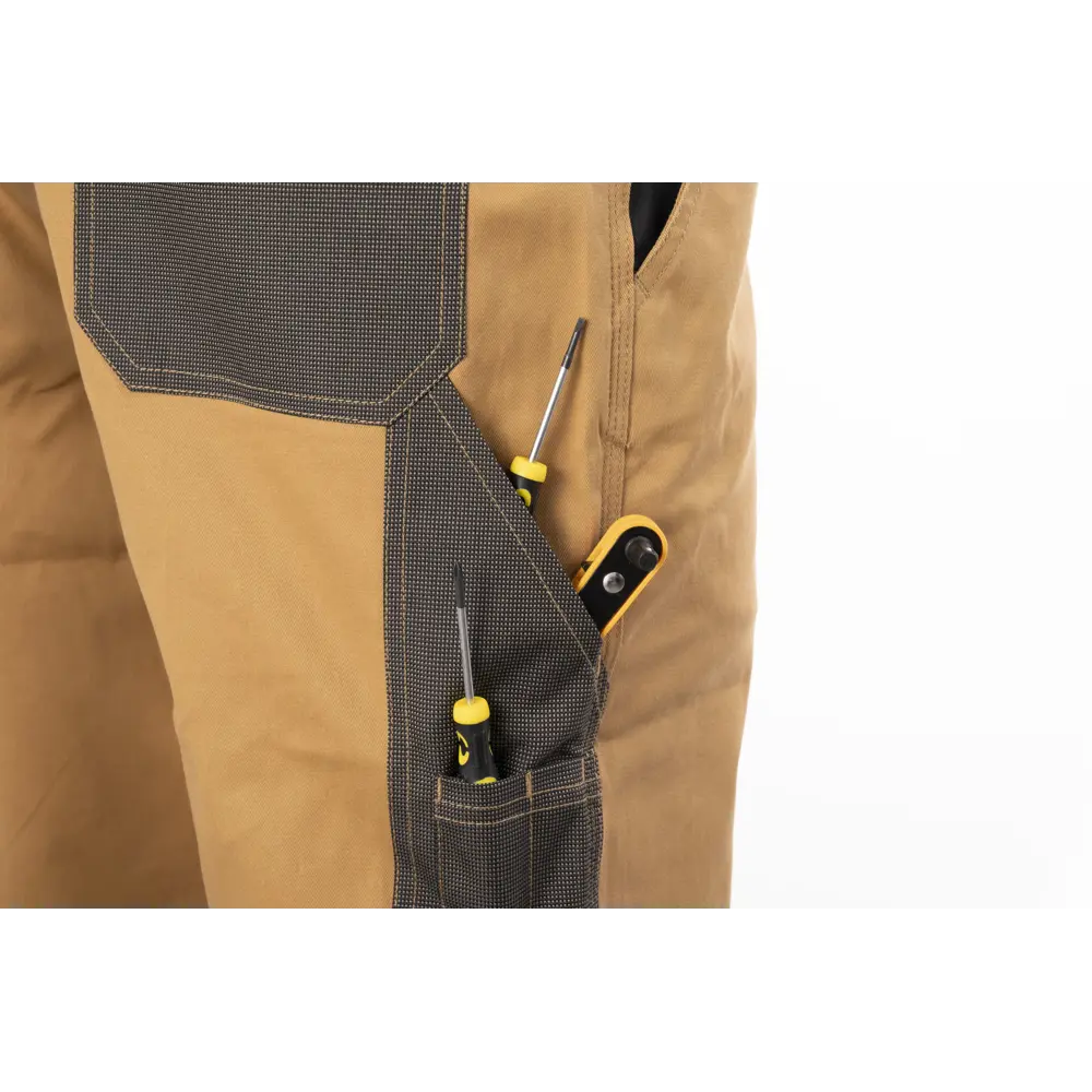 Брюки рабочие Dowell Cotton Stretch D83530-S цвет песочный размер S рост 170 STLM-2069571 - Вид №1