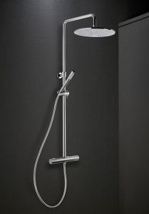 1381695 Mix Round 150Cc M Овальная Душевая Головка 340X220Mm Hafa  Хромированный