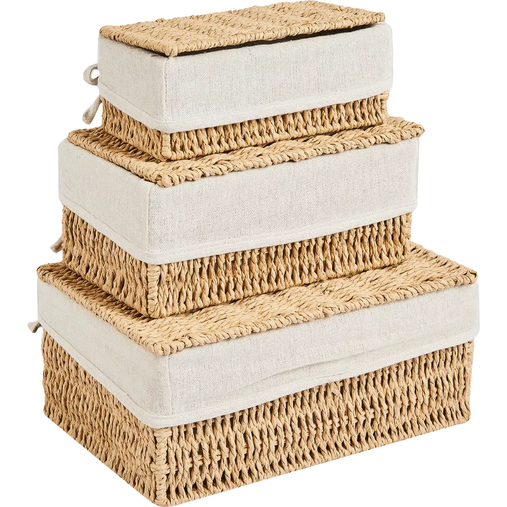 SPACEO Корзина с крышкой для элегантного хранения мелочей 89344338 Kub STLM-1099793