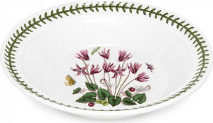 10568576 Portmeirion Тарелка суповая Portmeirion Ботанический сад.Цикламен 20см, фарфор Фарфор