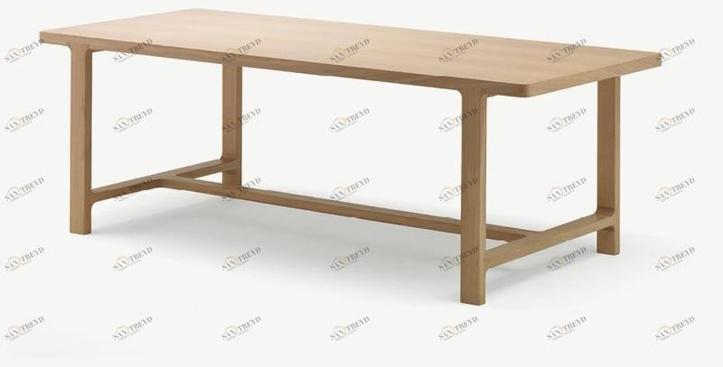 ALKI Прямоугольный стол из дуба Emea sun-id-1417734