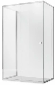 Gruppo Treesse Прямоугольная душевая кабина из хрусталя с поддоном и раздвижной дверцей Sistema doccia