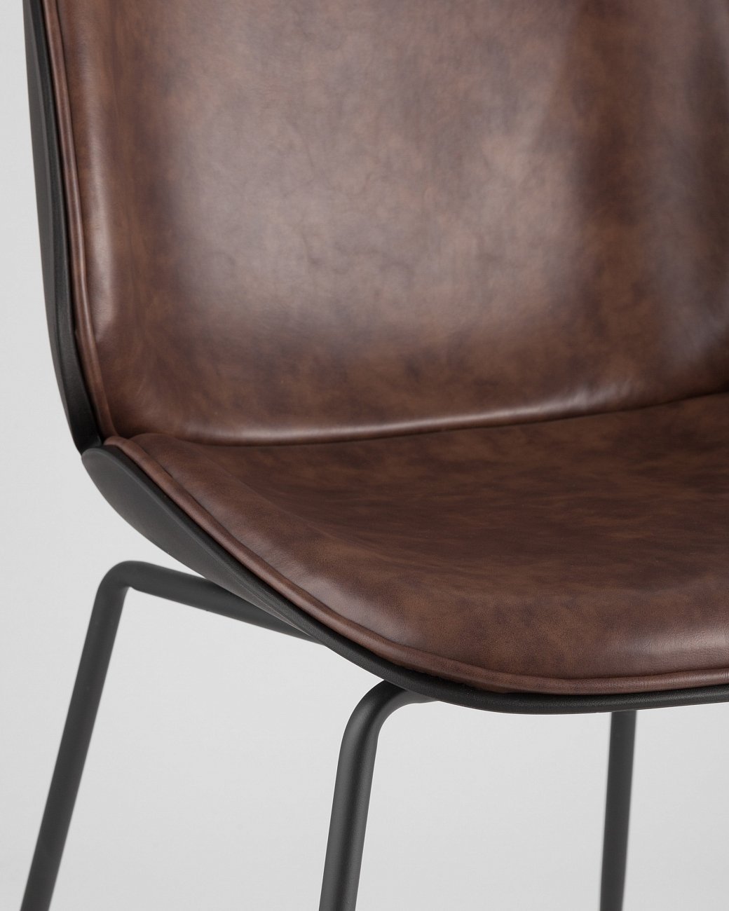 Стул со спинкой коричневый Beetle STOOL GROUP ДИЗАЙНЕРСКИЕ, ИНТЕРЬЕРНЫЕ 00-3946178 Коричневый  - Вид №7