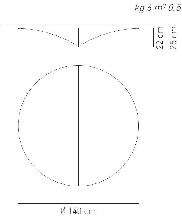 AXOLIGHT Потолочный светильник из ткани Nelly sun-id-1458850 - Вид №3
