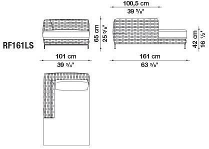 B&B Italia Outdoor Диван Ray outdoor sun-id-1493246 - Вид №4