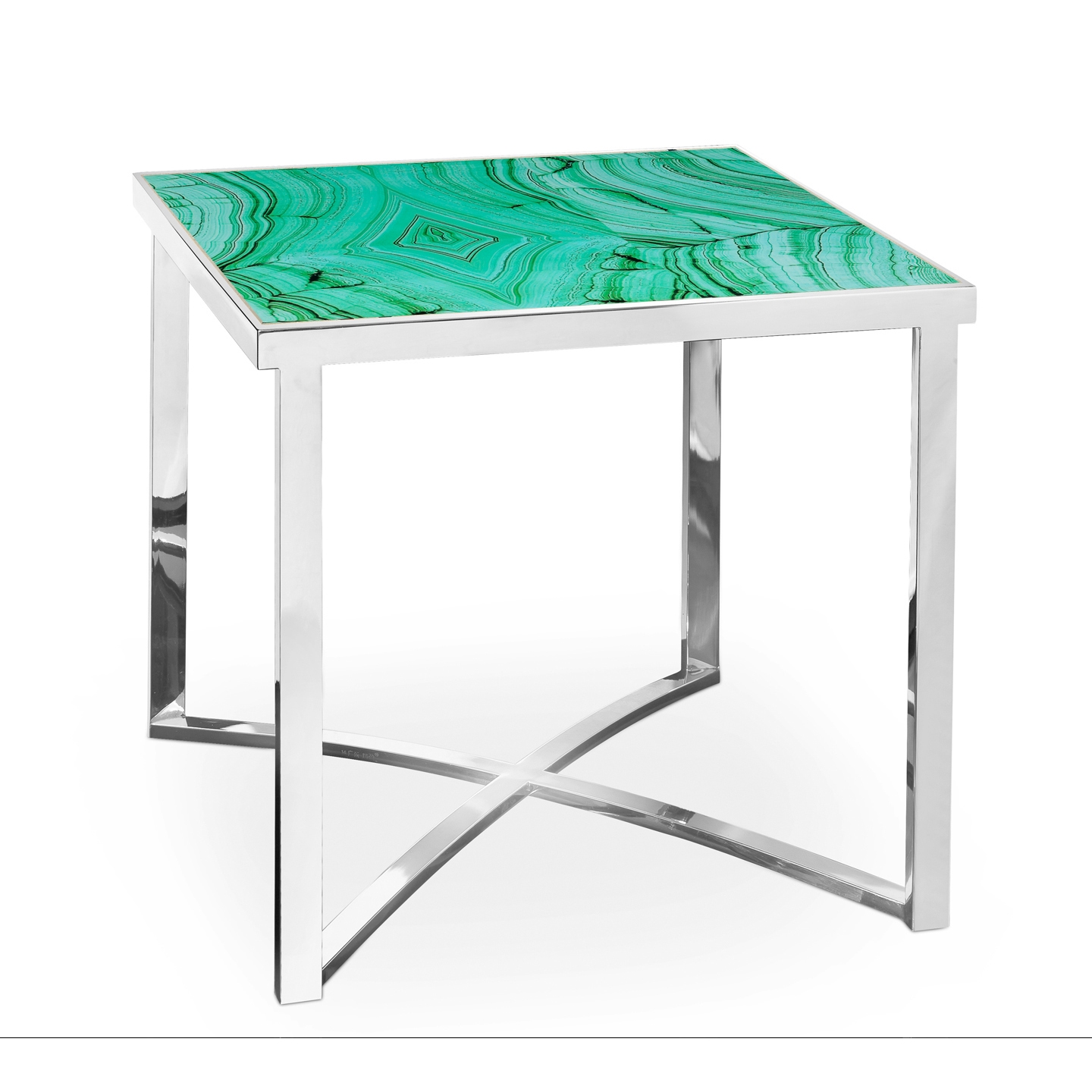 710099,9 ABHIKA БОКОВОЙ СТОЛ CHROMO X H51 52X52 BLACK 710099.9 - Вид №2