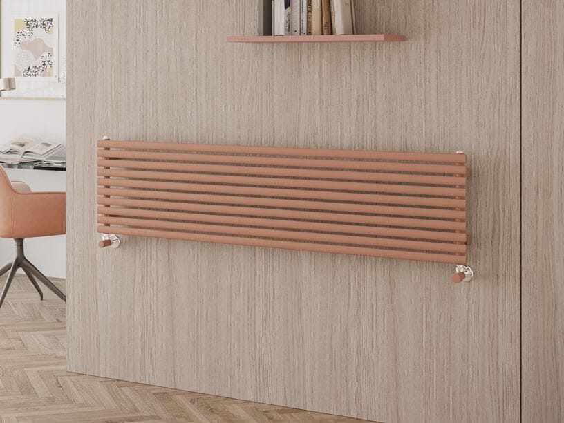 Стальной горизонтальный мебельный радиатор с эллиптическими трубчатыми элементами Irsap Ellipsis ARCH-00028932