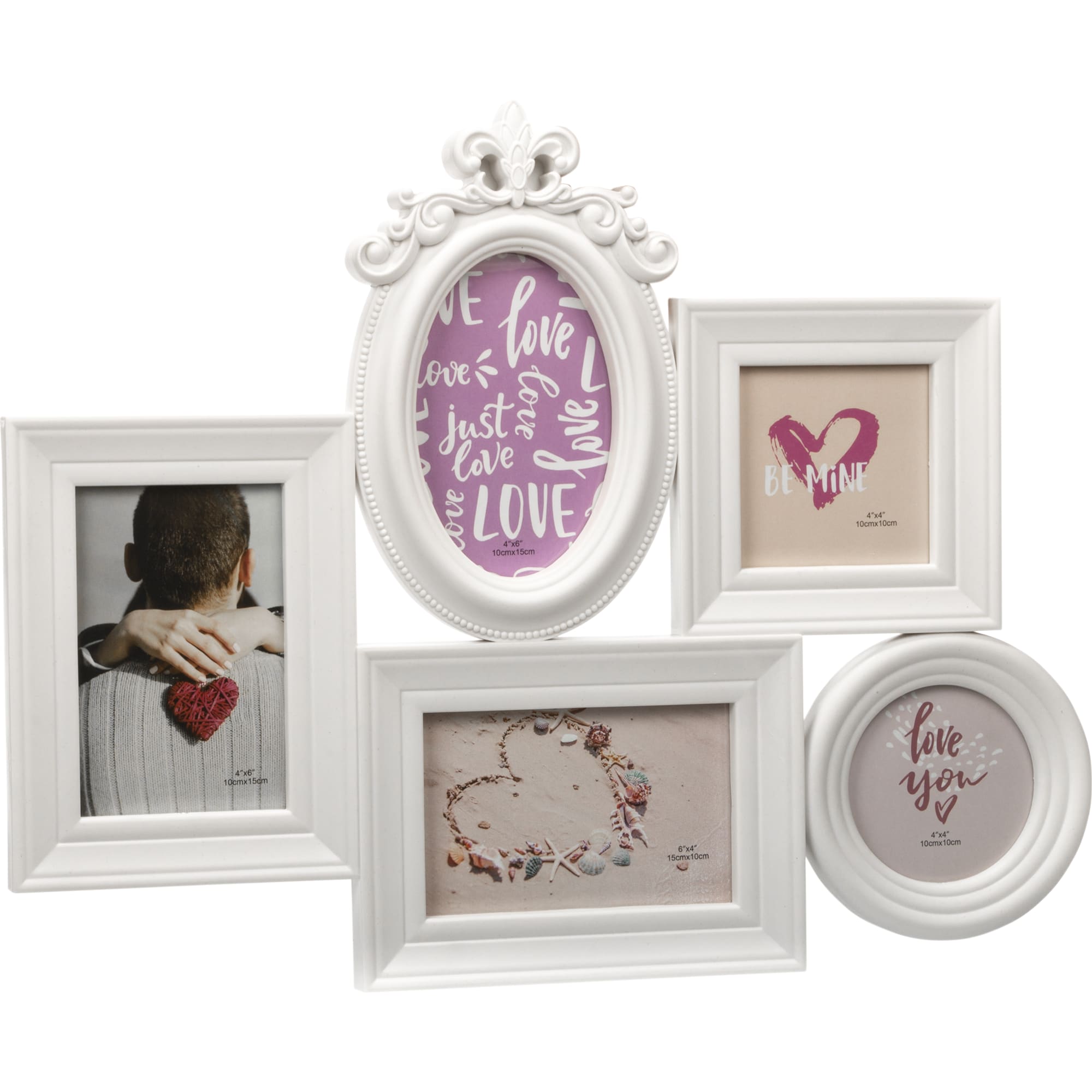 84348654 Рамка для фото Романтик 48x38 на 5 фото Santreyd 