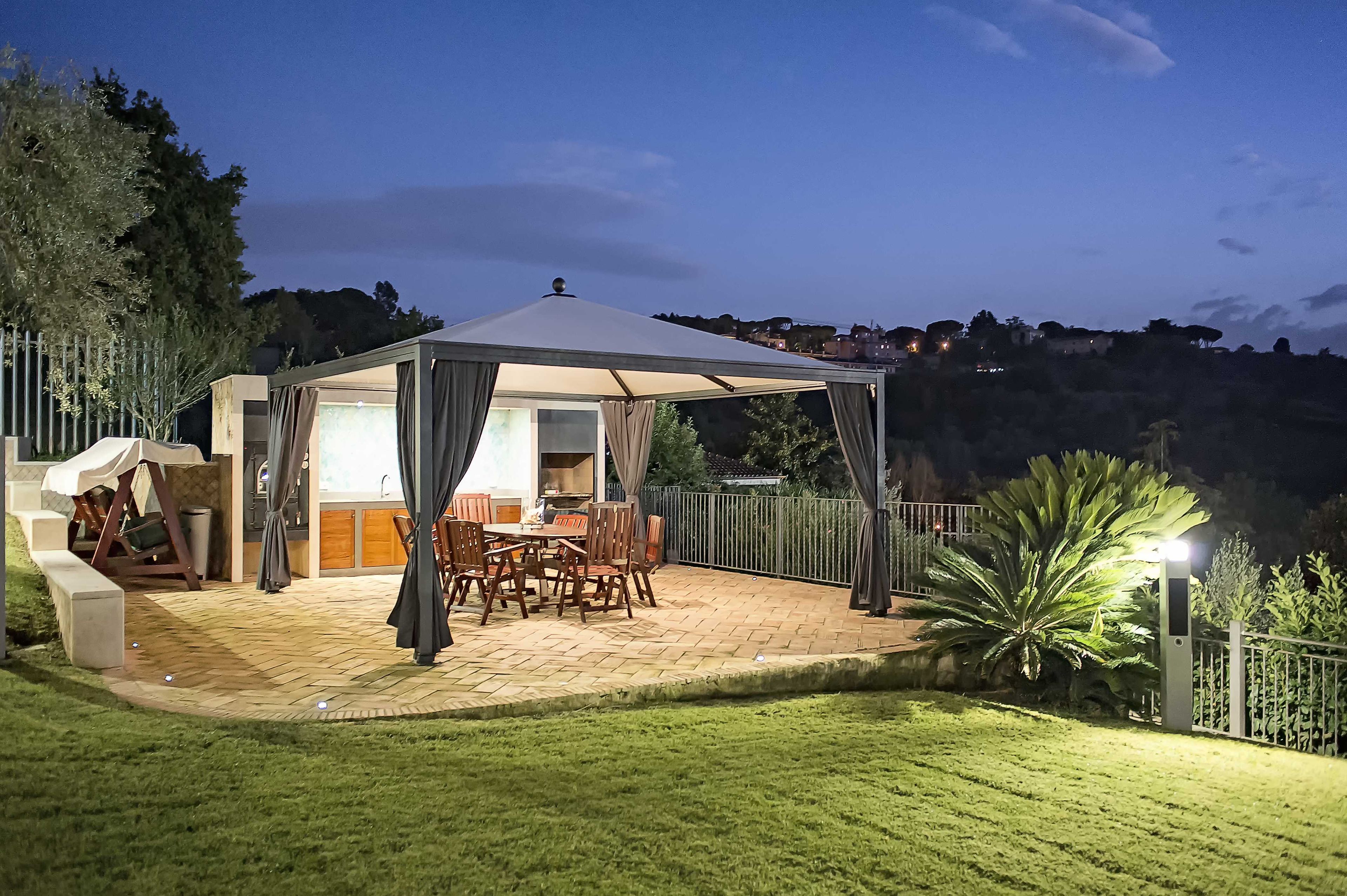 Отдельно стоящие беседки с сертифицированной крышкой из ПВХ L'Officina by Adami S4 ARCH-00094398 - Вид №2