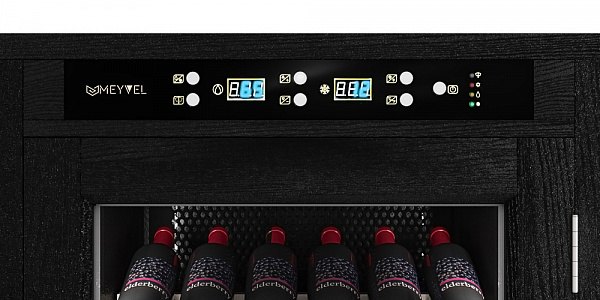 9186659 Винный шкаф Meyvel MV66-WB1-M черный STDN-0018089 - Вид №6