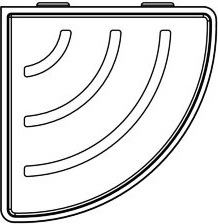 75660-BPC Душевая полка ACCESSORIES подвесная цвет черный матовый LANGBERGER Accessories, BLACK EDITION - Вид №2