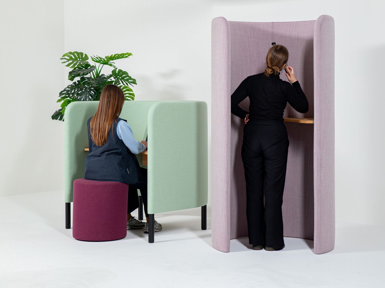 Стол со звукопоглощающими перегородками BuzziSpace BuzziHug Work ARCH-00069800 - Вид №7