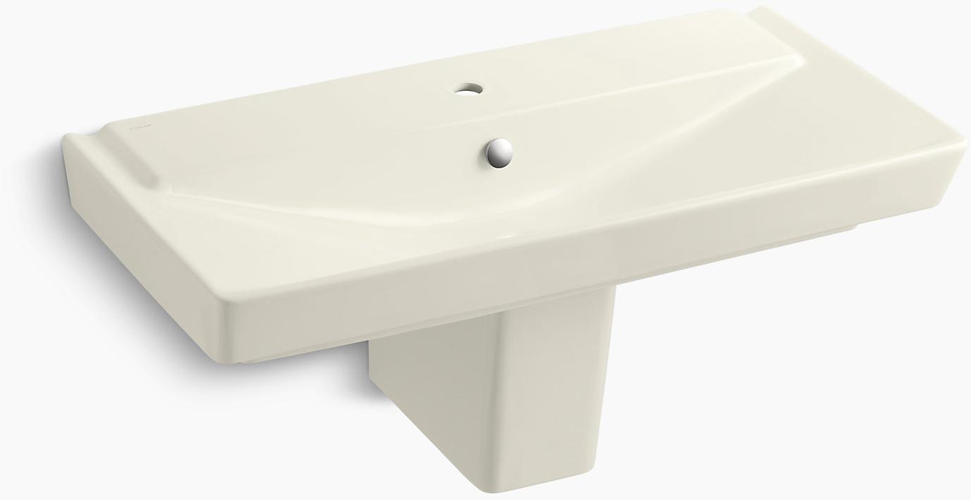 K-5148-1-96 Подвесная раковина настенная прямоугольная Kohler  бежевая 