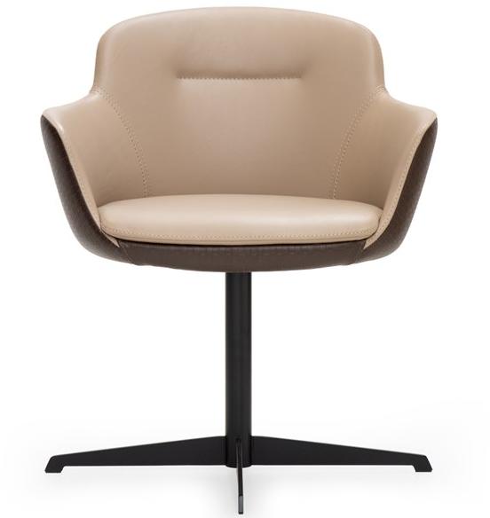 Formitalia Вращающееся кресло из оленьей кожи с 4 спицами Kowloon sun-id-1411947 - Вид №4