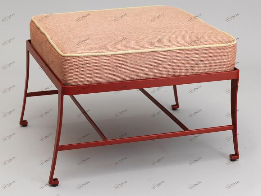 OFFICINACIANI Садовый пуф / подставка для ног из кованого железа Zig zag Gf4023po