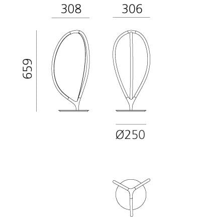 Алюминиевая и силиконовая настольная лампа Artemide Arrival ARCH-00075240 - Вид №6