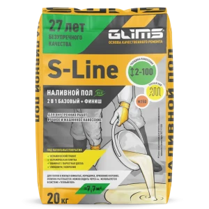 Наливной пол Glims S-Line 20кг