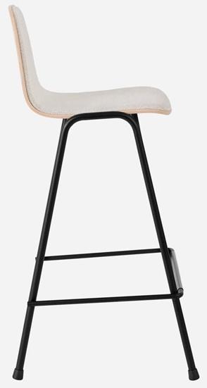 Hem Барный стул из стали и дерева со спинкой Touchwood sun-id-1468804 - Вид №2