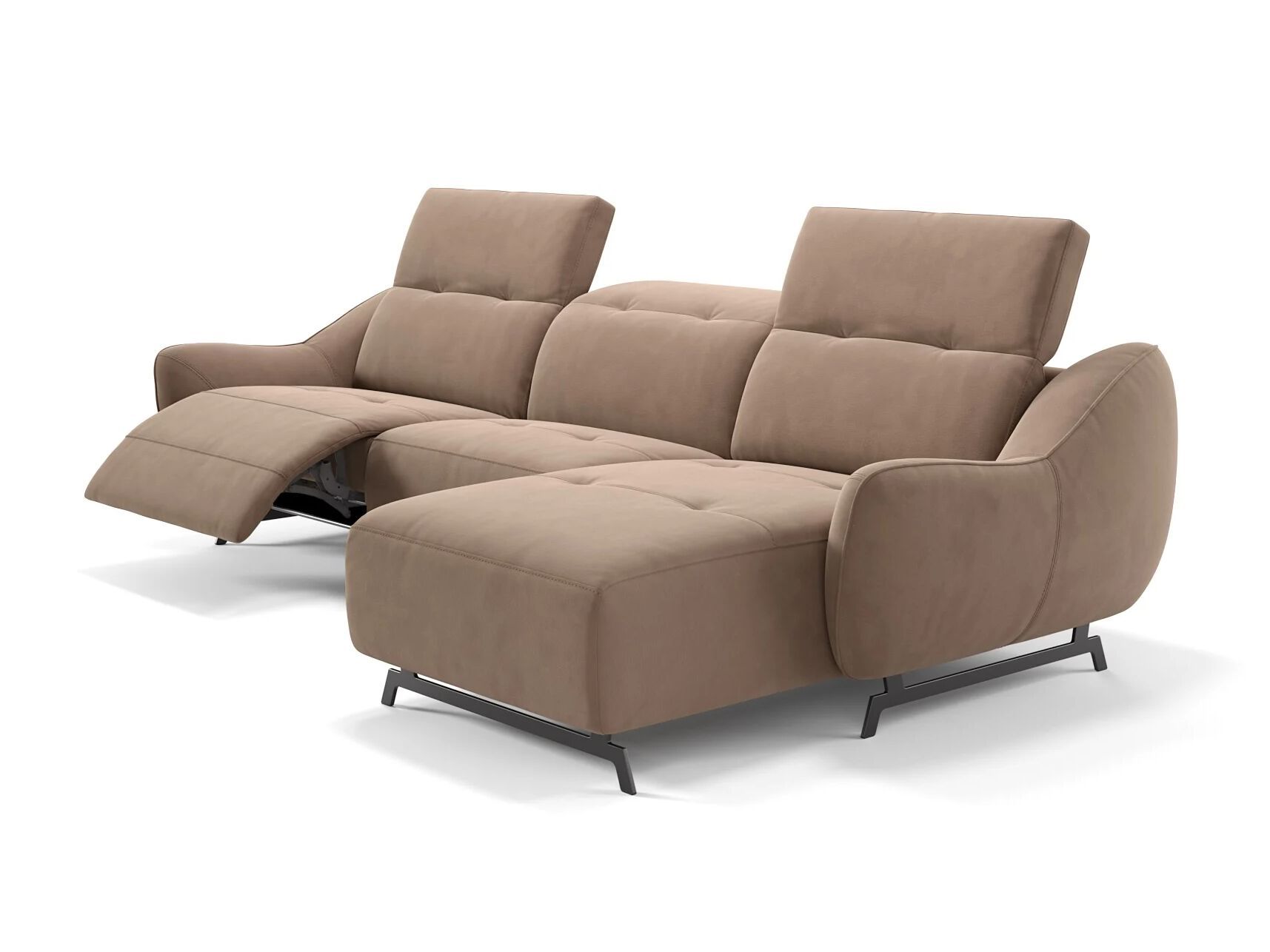 Тканевый диван с полуостровом Sofanella Ливери ARCH-00021204