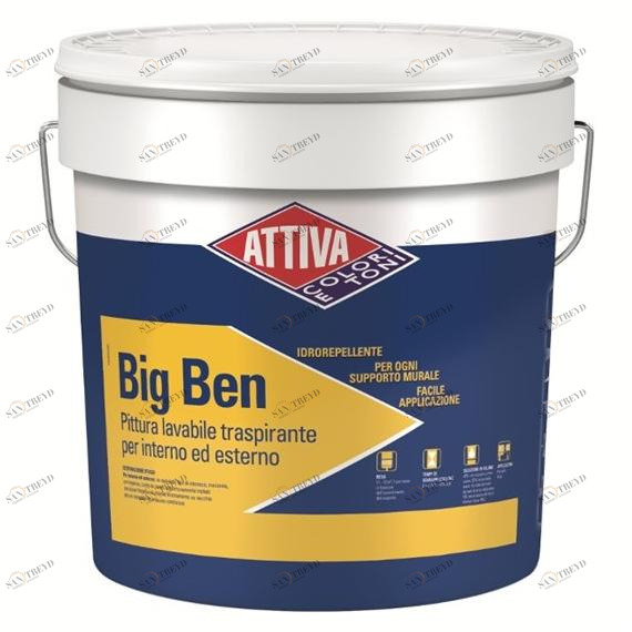 ATTIVA Дышащая моющаяся краска на водной основе Smalti e pitture sun-id-1459954