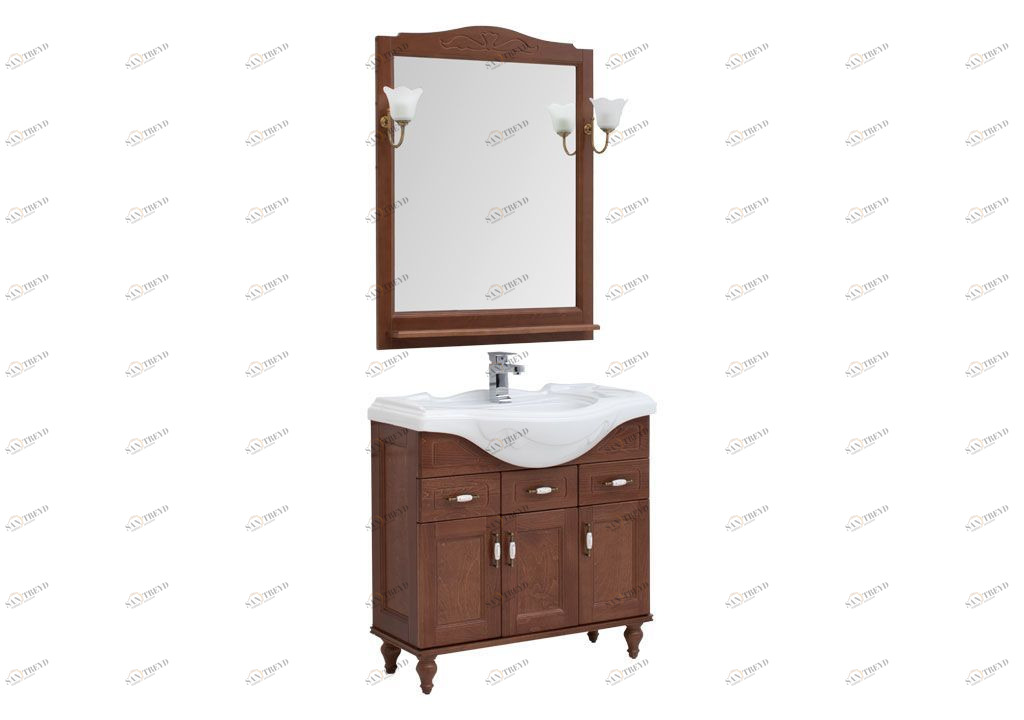 Мебель для ванной Aquanet Амелия S 85 орех 00234651