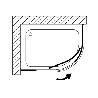 B7260ULUTR New Cee Сollection душевая зона  Samo 41178 - Вид №1
