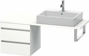 DS532701818 Шкафчик для компактной консоли DuraStyle #DS5327 500 x 478 мм Белый матовый, декор