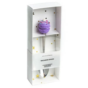 Чайная ложка "Лавандовый macaroon с кремом" JULS SMALL BAKERY  335344 Фиолетовый