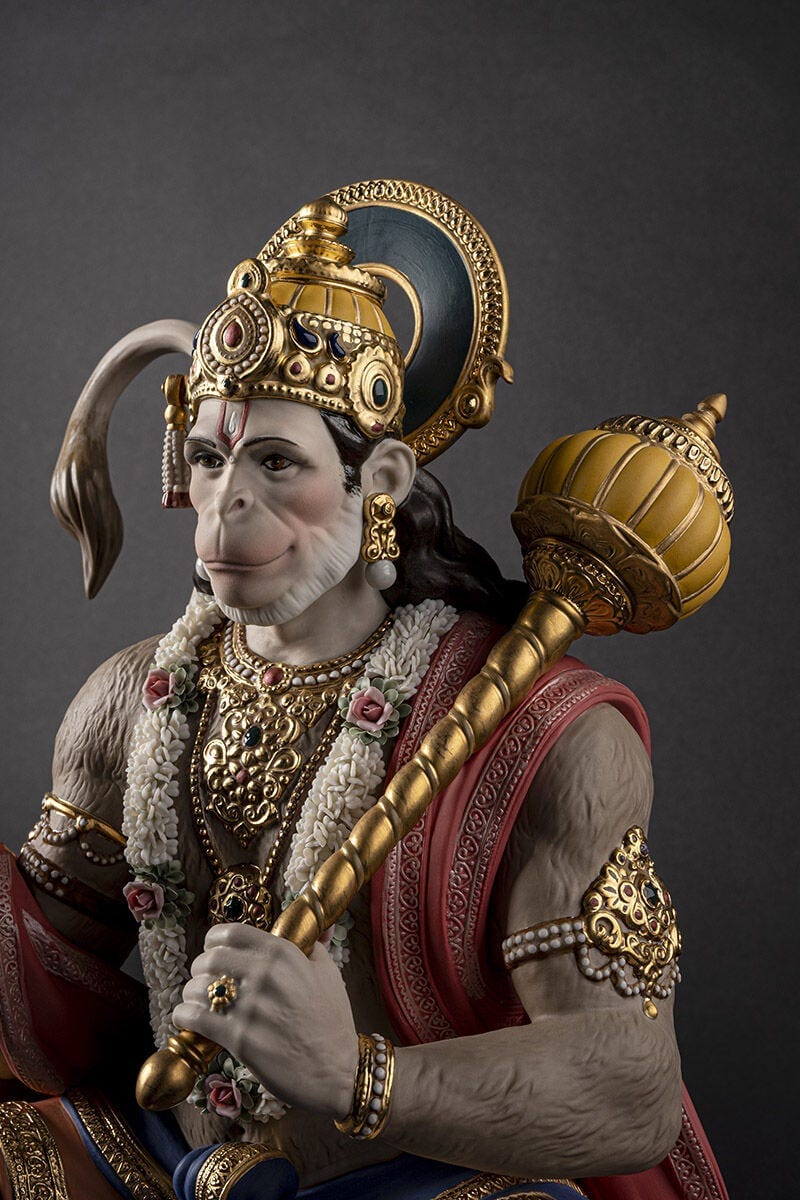 Фарфоровая скульптура Lladró LORD HANUMAN ARCH-00069777 - Вид №3