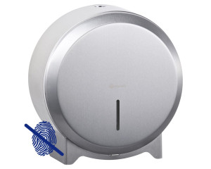 BSM271 Диспенсер для туалетной бумаги STELLA Anti-FingerPrint MINI, диам. бумага до 19 см, матовая сталь с покрытием AFP Merida