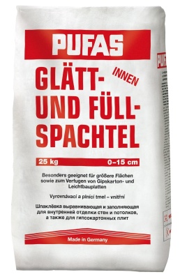 Шпатлевка гипсовая Pufas Glatt Und Full Spachtel 20кг 300 - Вид №1