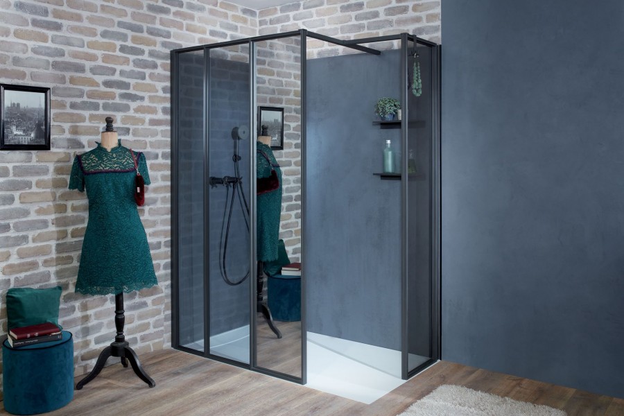 E94WS40-B1 Фиксированное душевое ограждение Jacobdelafon NOUVELLE VAGUE Santreyd - Вид №1