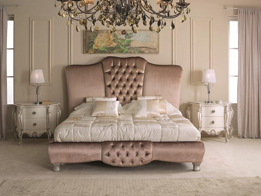 SCAPPINI & C Двуспальная кровать с обивкой из ткани с тафтинговым изголовьем 35th anniversary 2570 - Вид №1