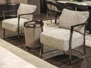 Longhi Кресло из ткани с подлокотниками Loveluxe 2018 – illusion collection X 684