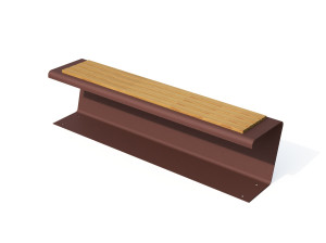 Деревянная скамья без спинки